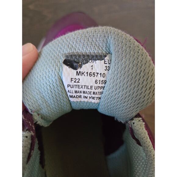 Merrell Altalight Low Hiking Shoes Girls Size 1 Berry Purple Blue - Picture 7 of 7